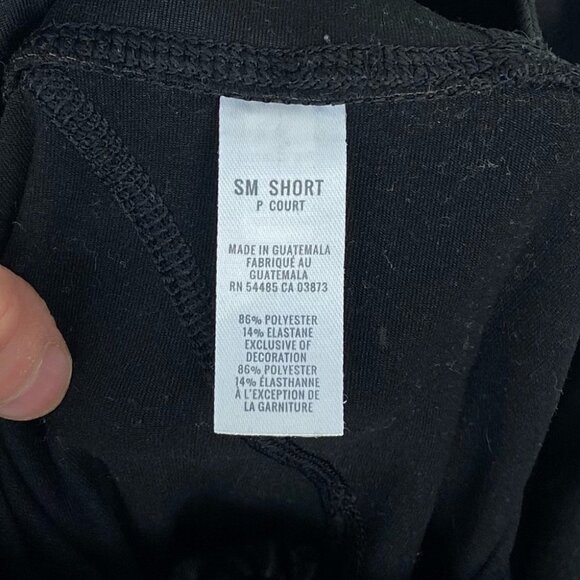 Aerie Mesh Cut Out Black Chill Play Move Leggings High Rise Size Small Short - Picture 11 of 12